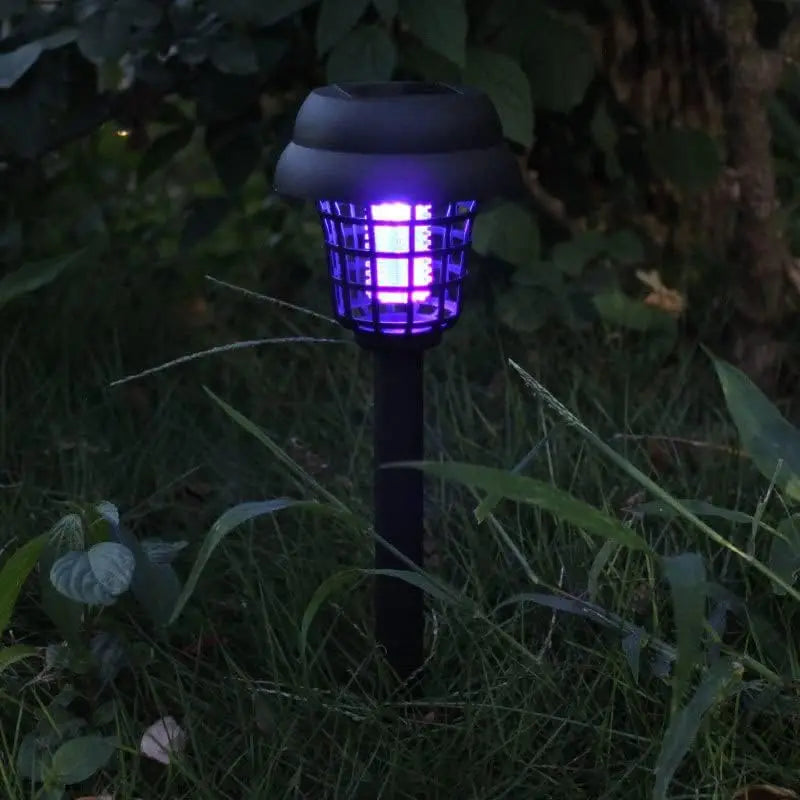 Solar Mosquito Killer Lamp Waterproof Outdoor Villa Garden Fly Trap Outdoor Courtyard Mosquito Attractor Electric Insect Killer