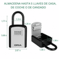 Caja de seguridad para llaves con contraseña para exteriores
