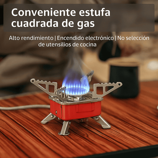 Hornalla Portable con Conexión a Gas