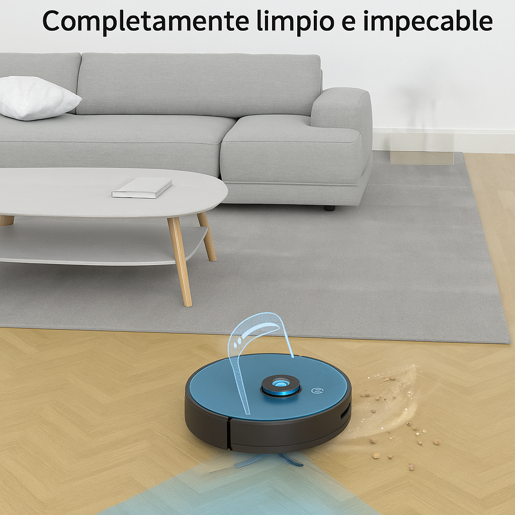 Aspirador Automatico Controlado por App