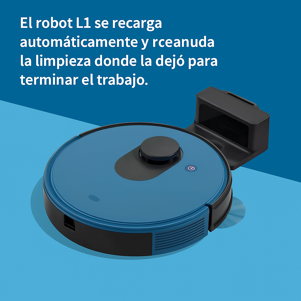 Aspirador Automatico Controlado por App