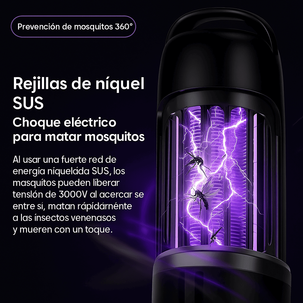 Lámpara Matamosquitos, Trampa para Moscas