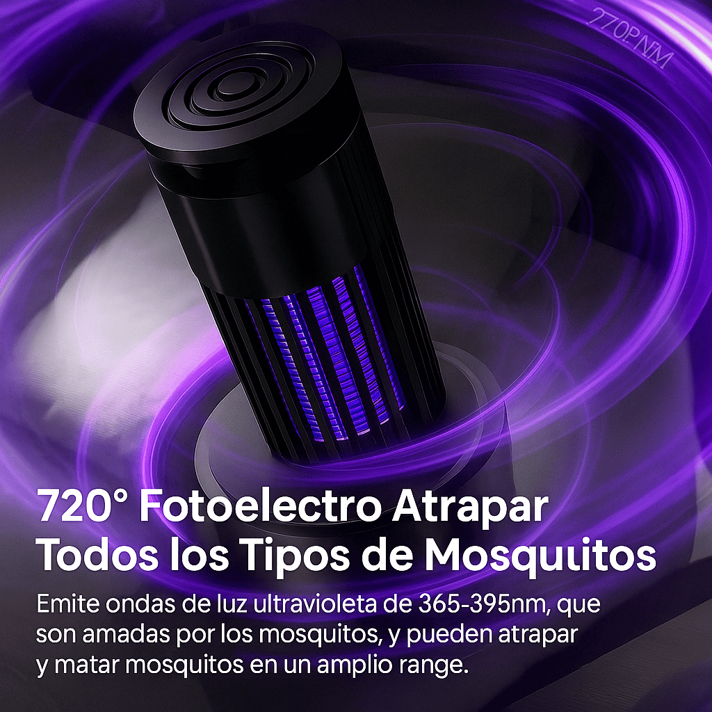 Lámpara Matamosquitos, Trampa para Moscas