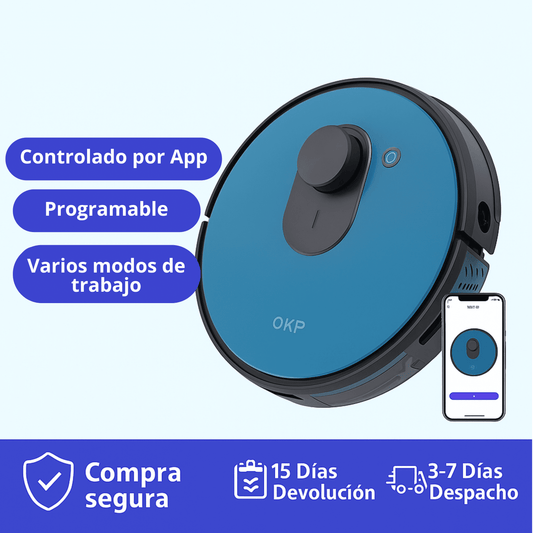 Aspirador Automatico Controlado por App