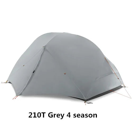 FLAME'S CREED 2 People Backpacking Tent Outdoor Camping 4 Season Winter 15D Tent Double Layer Waterproof Hiking Survival