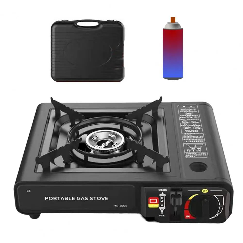 Portable Stove Durable 2900w Butane Gas Burner Stove for Outdoor Camping Bbq Cooking High-temperature Resistant Travel Cooker
