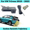 HICAMRUI Rear Camera for VW  Volkswagen T Cross T-Cross 2019-2025 Canbus Dynamic Trajectory Camera Plug and play without coding
