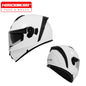 Woman 3/4 Filp Up Helmet New White Motorcycle Helmet Four Seasons Off-road Motocross Full Face Helmets Motorcycle accessories