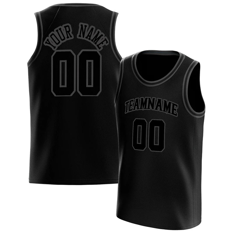 Fashion Black Basketball Tank Tops Summer Trend Custom Name Team Name Men Women Sports Vest Casual Oversized Team Uniforms Tops