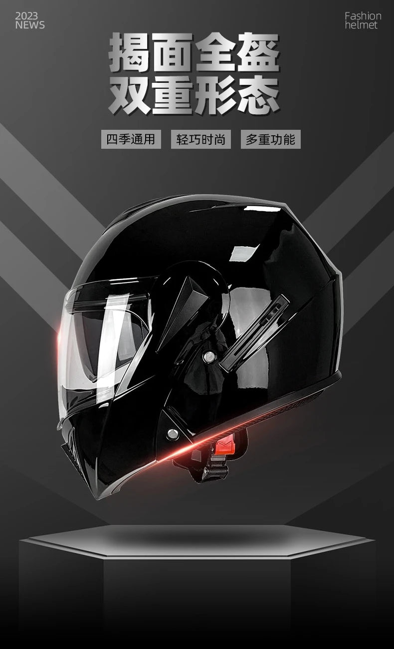 Racing Helmet Full Face Motorcycle Capacete Modular Helmets Casco Moto DOT Certified Safety Modular Flip Helm Helmet Outdoor