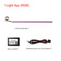 22in1 Symphony Car Ambient Light RGB 213 Color Universal Car Interior led strip acrylic Backlight Guide Symphony Atmosphere lamp