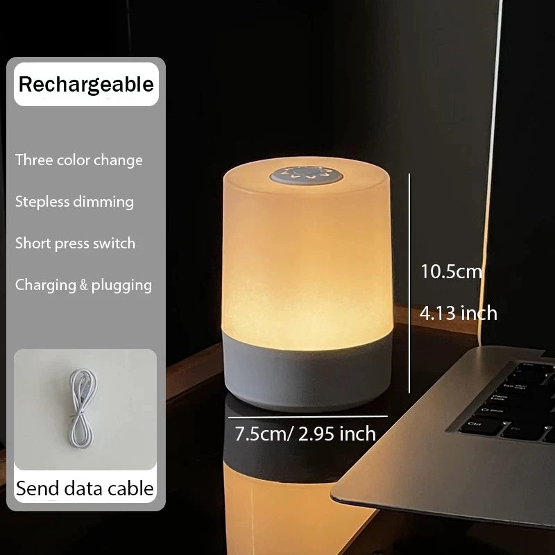 Night Lights for Kids Touch Night Lamp Rechargeable Touch Light With Dimmable Baby Nursery Lamp For Kitchen Bedroom Bedside Room