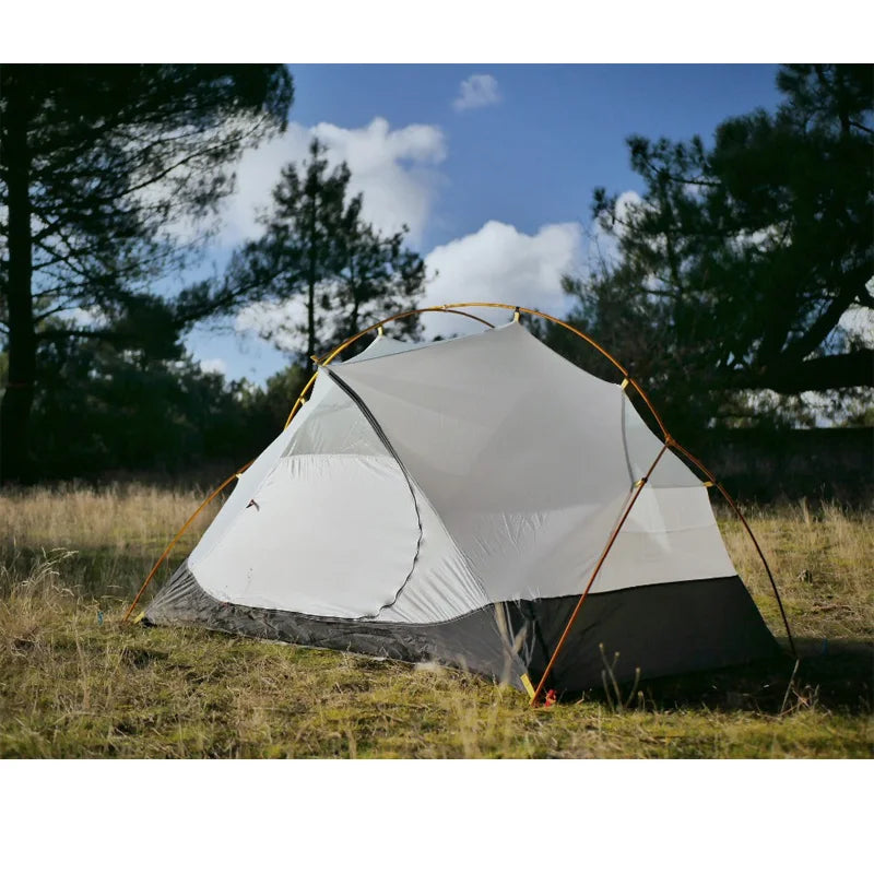 FLAME'S CREED 2 People Backpacking Tent Outdoor Camping 4 Season Winter 15D Tent Double Layer Waterproof Hiking Survival