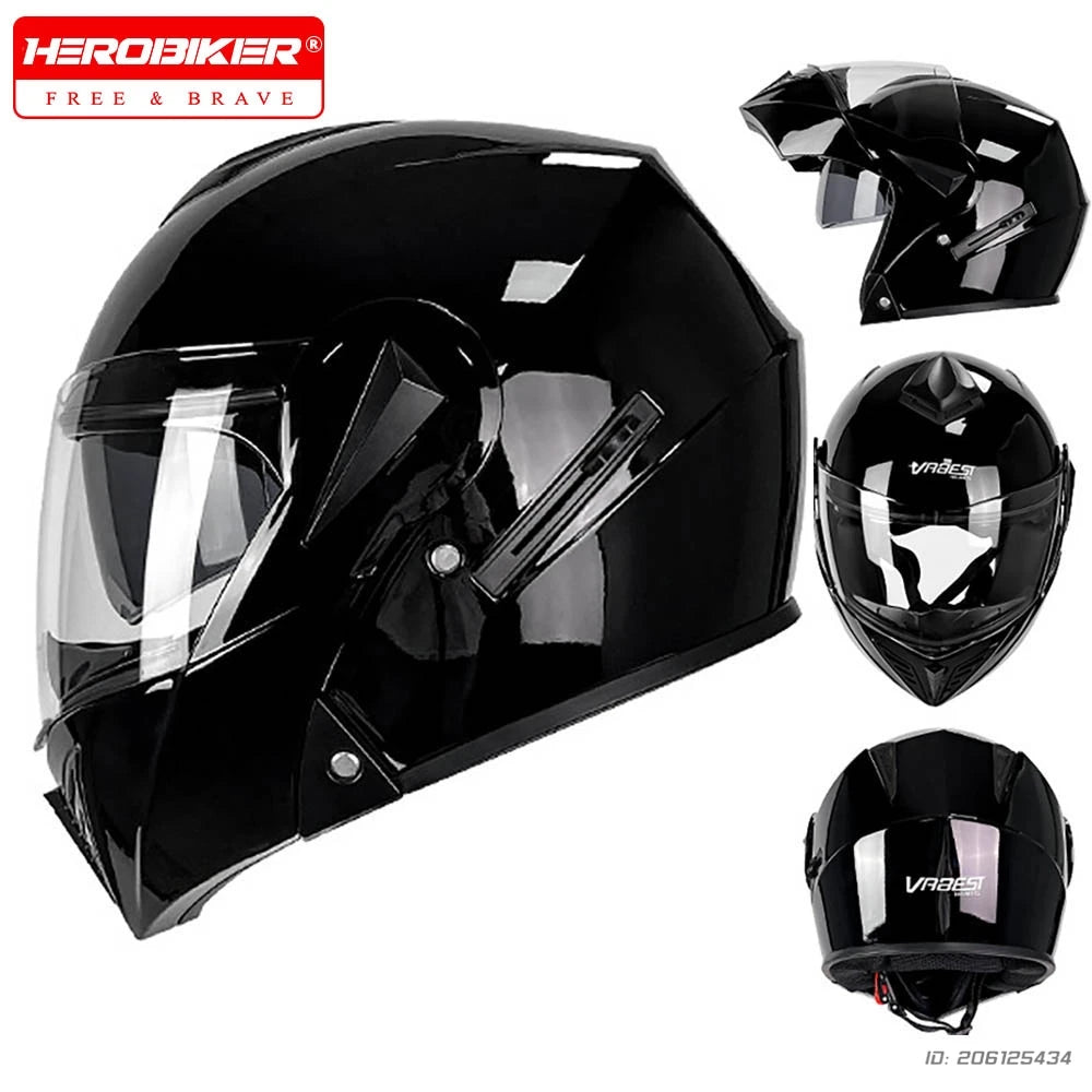Racing Helmet Full Face Motorcycle Capacete Modular Helmets Casco Moto DOT Certified Safety Modular Flip Helm Helmet Outdoor
