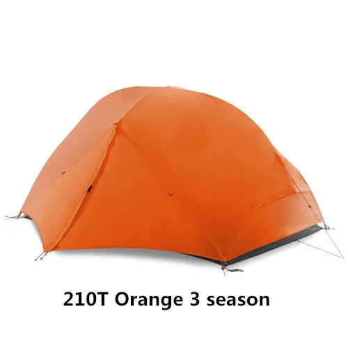 FLAME'S CREED 2 People Backpacking Tent Outdoor Camping 4 Season Winter 15D Tent Double Layer Waterproof Hiking Survival