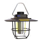 Mini Vintage Metal Hanging Lanterns 2000mAh Portable Camping Lamp USB Rechargeable Waterproof Outdoor Garden Lamp Tent Light