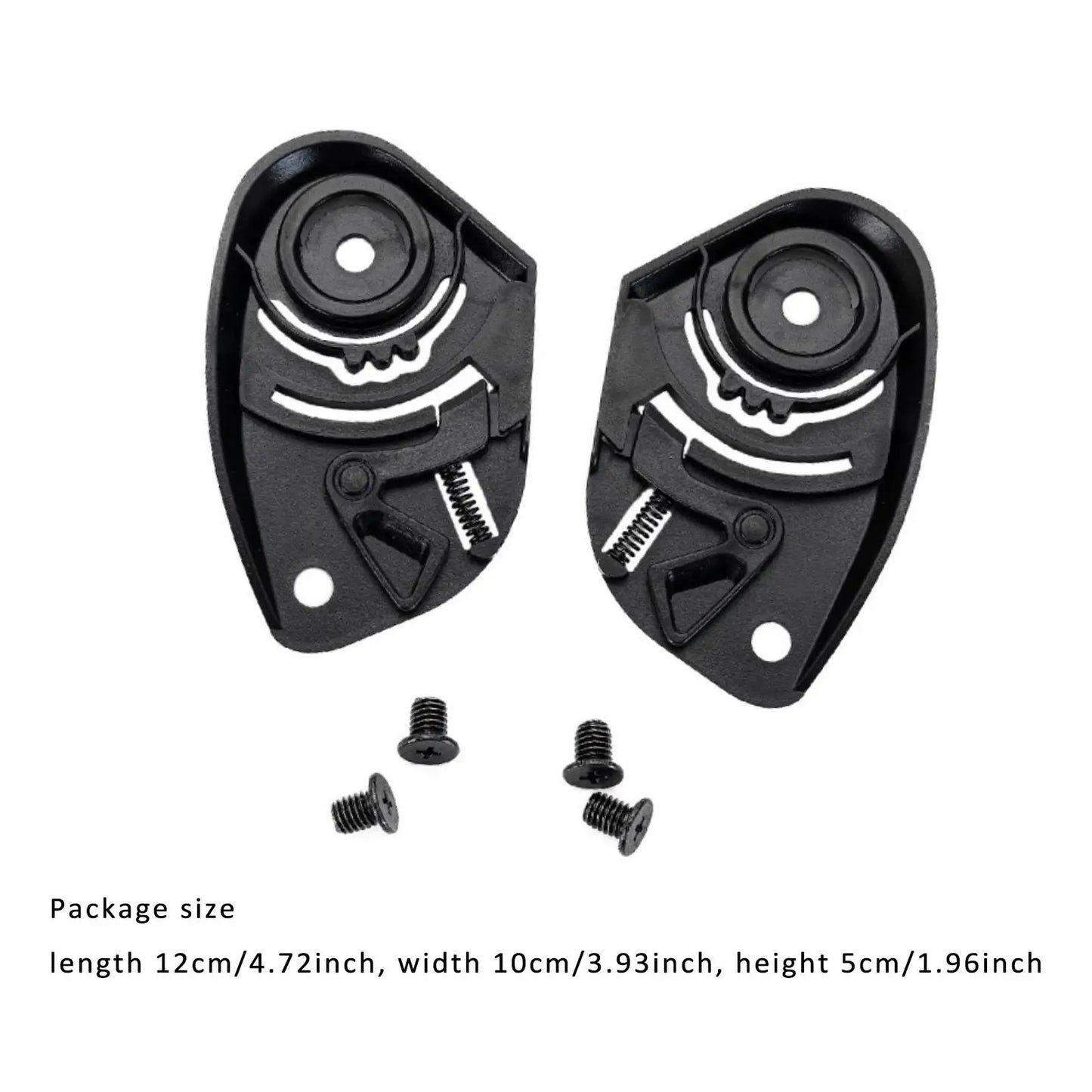 2Pcs Open Face Helmet Bases Visors Base Plate Practical Accessory Sturdy Helmet Lens Bases Replacement for GP