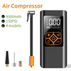 Car Tire Inflator 150psi Air Pump Portable Cordless Air Compressor Electric Air Injector For Motocycle Bicycle Balls Tyre Tools