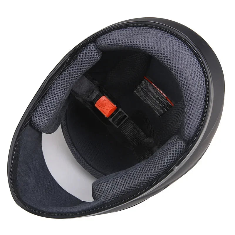 Motorcycle Helmet Adult Full Helmet Large Tail Wing of Locomotive Safety Helmet Men and Women