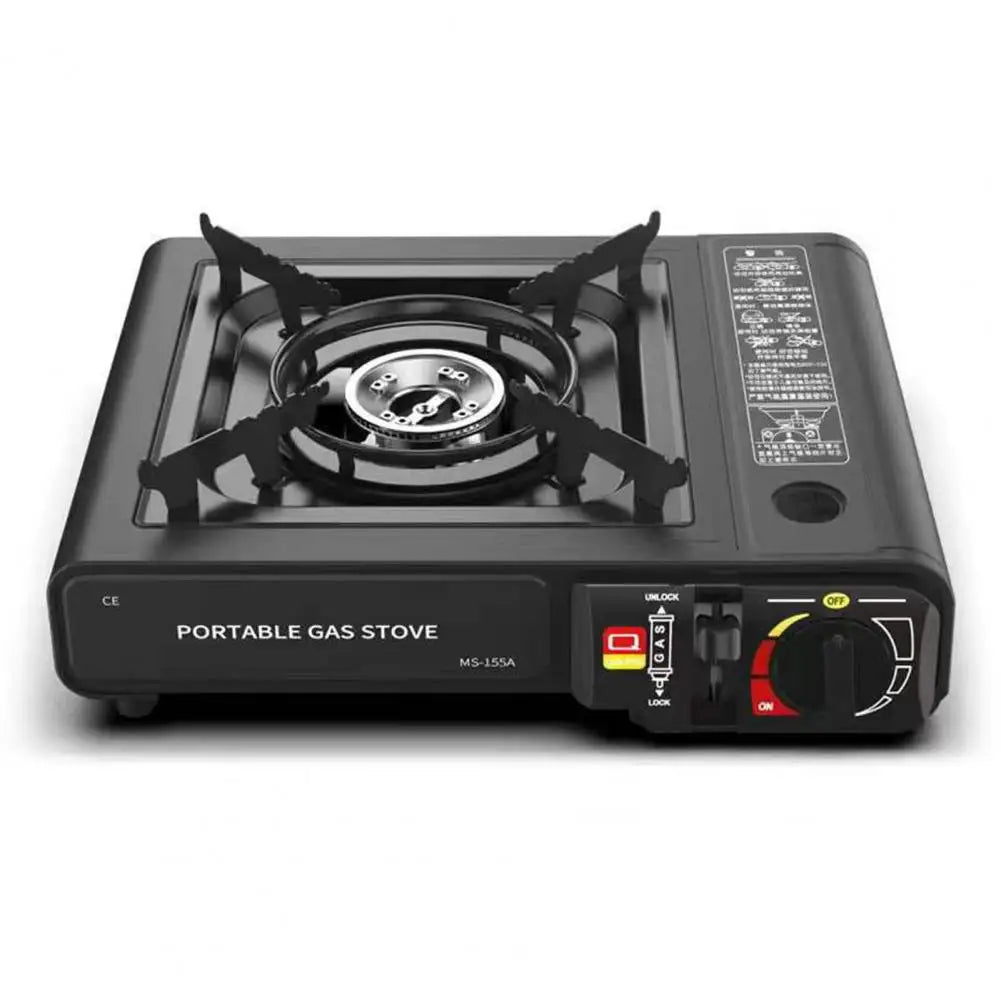 Portable Stove Durable 2900w Butane Gas Burner Stove for Outdoor Camping Bbq Cooking High-temperature Resistant Travel Cooker