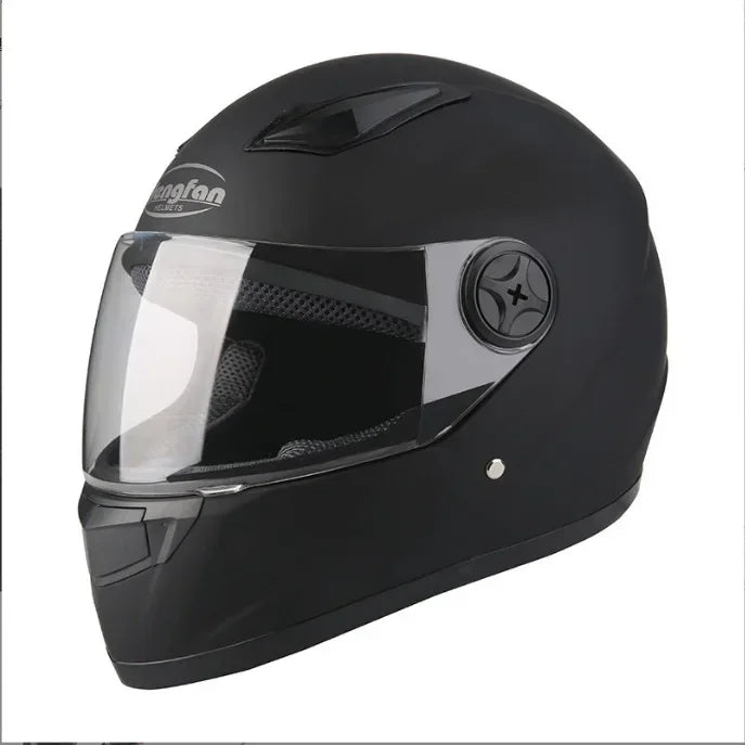 Motorcycle Helmet Adult Full Helmet Large Tail Wing of Locomotive Safety Helmet Men and Women