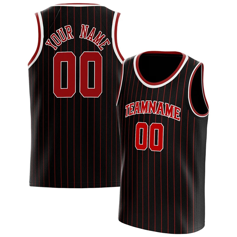 Fashion Black Basketball Tank Tops Summer Trend Custom Name Team Name Men Women Sports Vest Casual Oversized Team Uniforms Tops