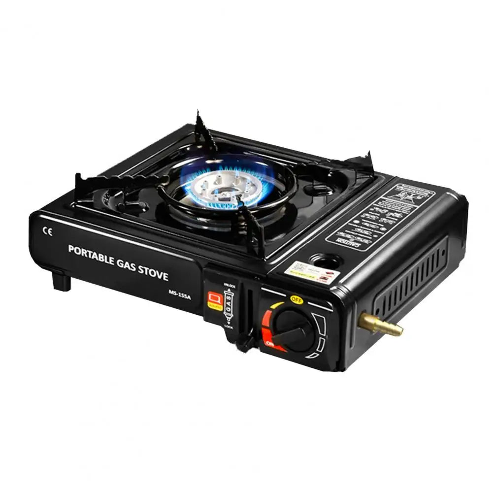 Portable Stove Durable 2900w Butane Gas Burner Stove for Outdoor Camping Bbq Cooking High-temperature Resistant Travel Cooker