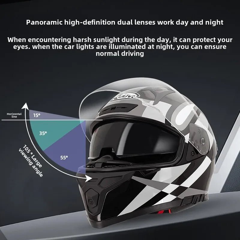 Stylish Motorbike Motorcycle Helmet–Stylish&Safe Open-Face Design, Ideal for Electric Motorcycles, All-Season Use for Men&Women