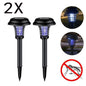 Solar Mosquito Killer Lamp Waterproof Outdoor Villa Garden Fly Trap Outdoor Courtyard Mosquito Attractor Electric Insect Killer