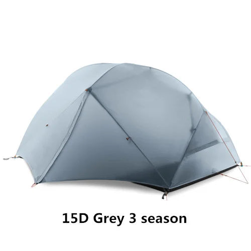 FLAME'S CREED 2 People Backpacking Tent Outdoor Camping 4 Season Winter 15D Tent Double Layer Waterproof Hiking Survival