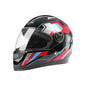 Motorcycle Helmet Adult Full Helmet Large Tail Wing of Locomotive Safety Helmet Men and Women