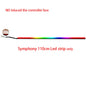 22in1 Symphony Car Ambient Light RGB 213 Color Universal Car Interior led strip acrylic Backlight Guide Symphony Atmosphere lamp