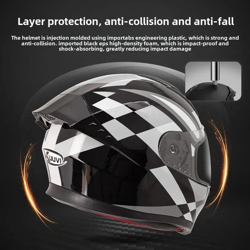 Stylish Motorbike Motorcycle Helmet–Stylish&Safe Open-Face Design, Ideal for Electric Motorcycles, All-Season Use for Men&Women