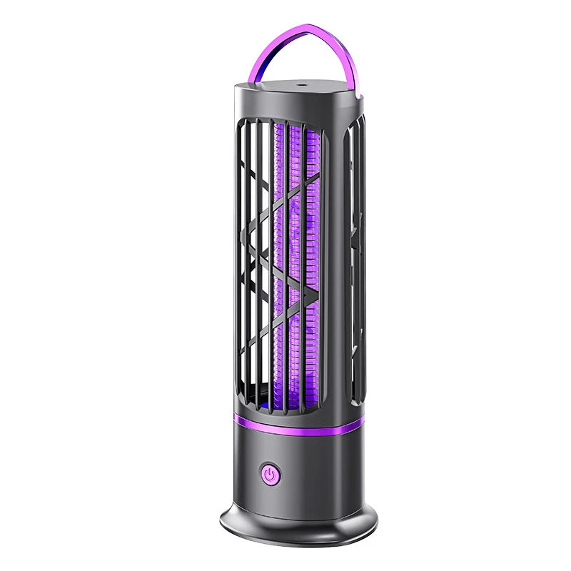 Household Electric Shock Mosquito Light Rechargeable Camping Light Night Light Outdoor Indoor Violet Light Repellent Mosquitoes