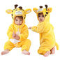 MICHLEY NEW Carnival Blue Dragon Baby Rompers Winter Costume Clothes Cartoon Jumpsuit Bodysuits Overall For Girl Boy Bebe 2-36M