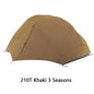 FLAME'S CREED 2 People Backpacking Tent Outdoor Camping 4 Season Winter 15D Tent Double Layer Waterproof Hiking Survival