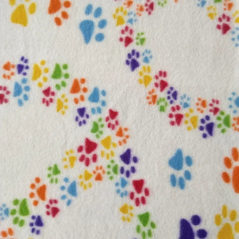 Reversible Fleece Pet Blanket Pet Mat Cat Blanket Dog Beds Mats  for Large Dogs Supplies Accessories Blankets for