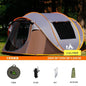 Outdoor Pop up Tent Full-Automatic Instant Unfold Rain-Proof Tent Family Ultralight Portable Dampproof Camping Tents for Tourism