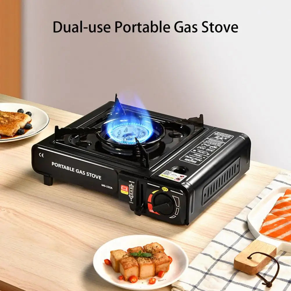 Portable Stove Durable 2900w Butane Gas Burner Stove for Outdoor Camping Bbq Cooking High-temperature Resistant Travel Cooker