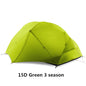 FLAME'S CREED 2 People Backpacking Tent Outdoor Camping 4 Season Winter 15D Tent Double Layer Waterproof Hiking Survival