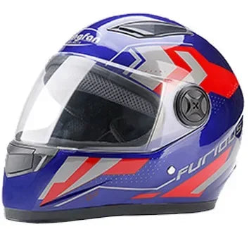 Motorcycle Helmet Adult Full Helmet Large Tail Wing of Locomotive Safety Helmet Men and Women