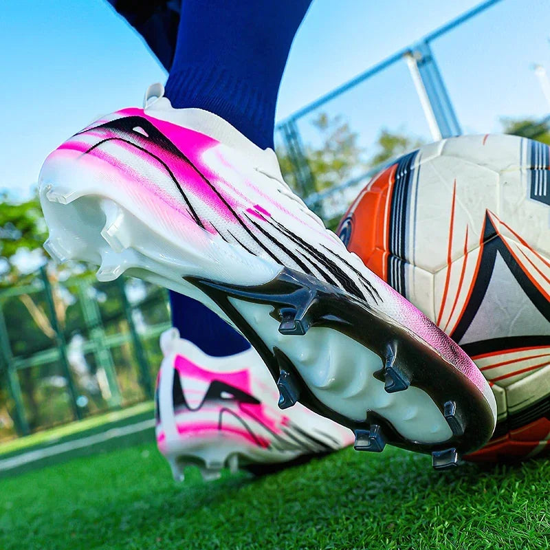 New Men's Soccer Shoes TF/FG Hot Selling Children's Football Boots Outdoor Anti-Slip Training Sneakers Football Shoes for Boys