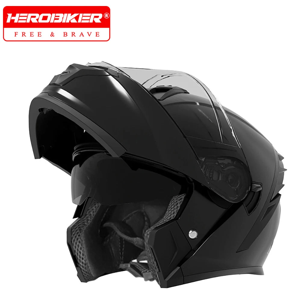 Woman 3/4 Filp Up Helmet New White Motorcycle Helmet Four Seasons Off-road Motocross Full Face Helmets Motorcycle accessories