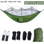 Portable Outdoor Camping Leisure Double Mosquito Net Hammocks  Garden Travel Tourist Nature Hike Sleeping Hanging Hammock Swing