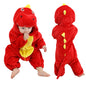 MICHLEY NEW Carnival Blue Dragon Baby Rompers Winter Costume Clothes Cartoon Jumpsuit Bodysuits Overall For Girl Boy Bebe 2-36M