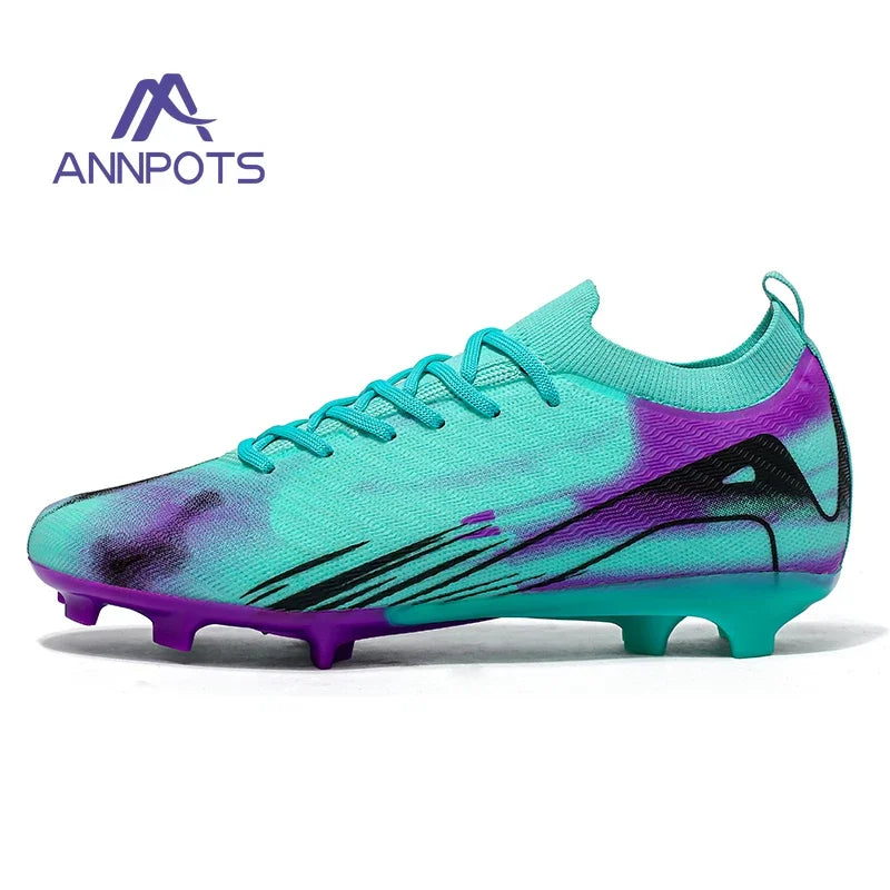 New Men's Soccer Shoes TF/FG Hot Selling Children's Football Boots Outdoor Anti-Slip Training Sneakers Football Shoes for Boys