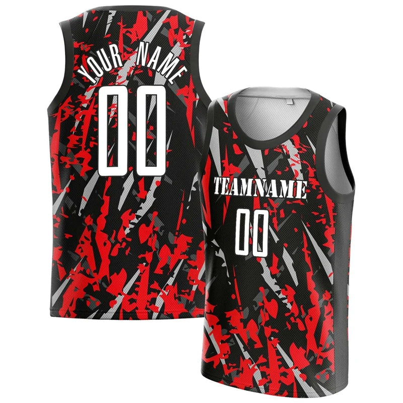Fashion Black Basketball Tank Tops Summer Trend Custom Name Team Name Men Women Sports Vest Casual Oversized Team Uniforms Tops