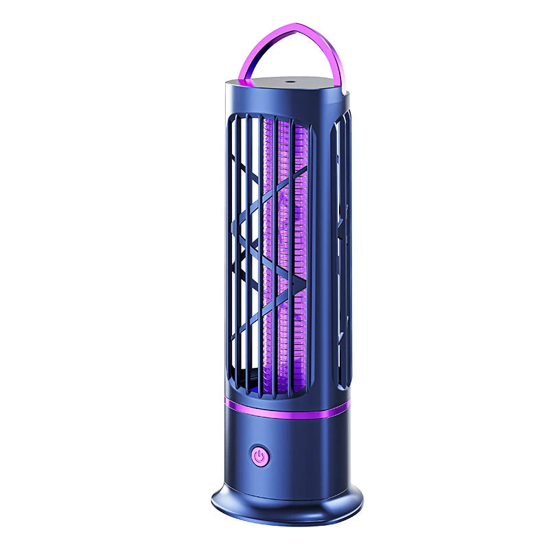 Household Electric Shock Mosquito Light Rechargeable Camping Light Night Light Outdoor Indoor Violet Light Repellent Mosquitoes