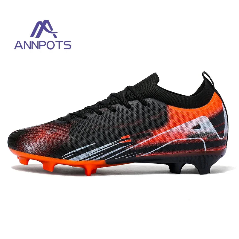 New Men's Soccer Shoes TF/FG Hot Selling Children's Football Boots Outdoor Anti-Slip Training Sneakers Football Shoes for Boys