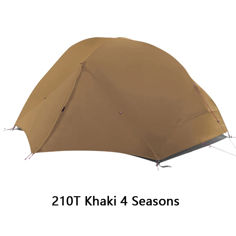 FLAME'S CREED 2 People Backpacking Tent Outdoor Camping 4 Season Winter 15D Tent Double Layer Waterproof Hiking Survival